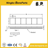 Maden Makinesi Mini Excavator Buldozer Gofret Şeritleri CB50 CB40 CB25 KOŞU Standart aşınma Parçaları Donut WS25 Giyim çubuğu Destek Çubuğu