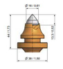 Yuvarlak Şey Kesici Bit Trencher Tip BG19K-60.3844