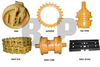 DH55 DH300 Ekskavatör Alt Malzeme Parçaları Track Roller Buldozer Alt Silindir İnşaat Crane Crawler 306 Çift Single