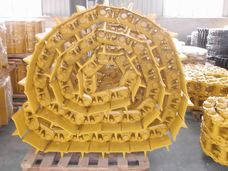 Mini Ekskavatör Lastik Parça Alt Takımı Ls2800BS Makine Yağlanmış Kuru Parça Bağlantı Pabucu Buldozer Parçaları için Takma Parça Zinciri Grubu Kra0343