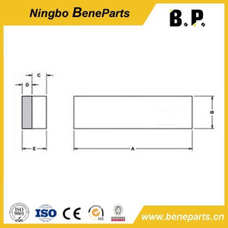 Ağır Makine aşınma çubukları DLP515 Standart aşınma çubukları