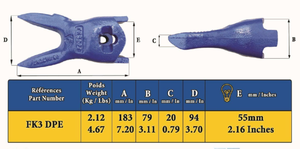 Feurst FK3 DPE Kova Kaplan Dişi