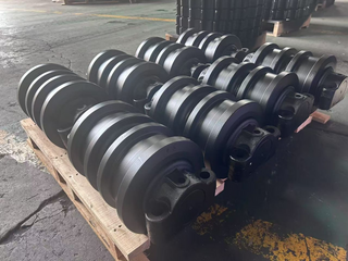 Komatsu PC400, PC390LC Track Roller-Çift Flanş 208-30-00415 Ekskavatör Madenciliği Alt Takas Parçaları