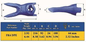 Feurst FK4 DPE Kova Kaplan Dişi